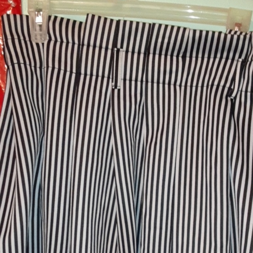 black and white skirt